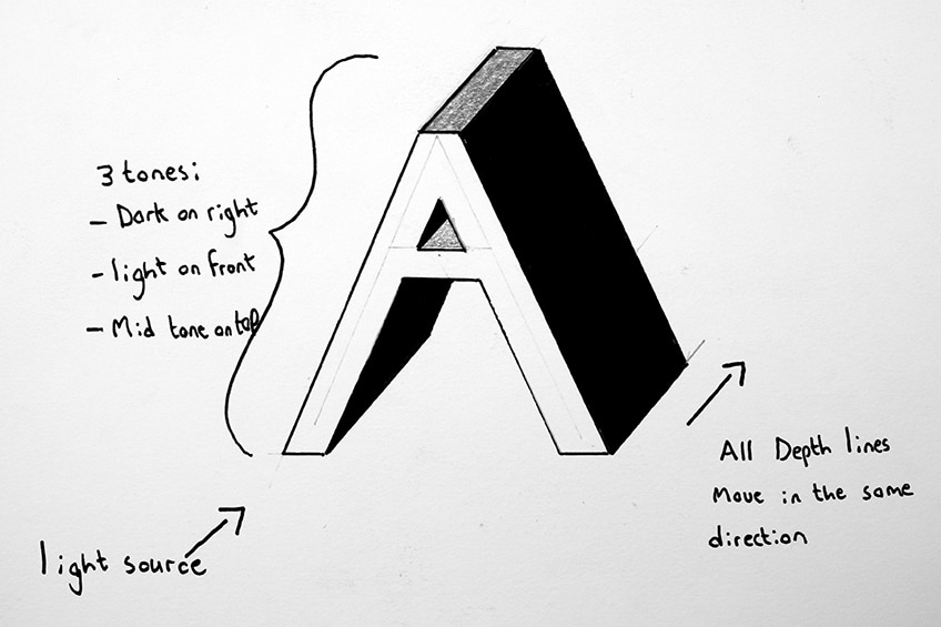 3D Letter-Drawing 17