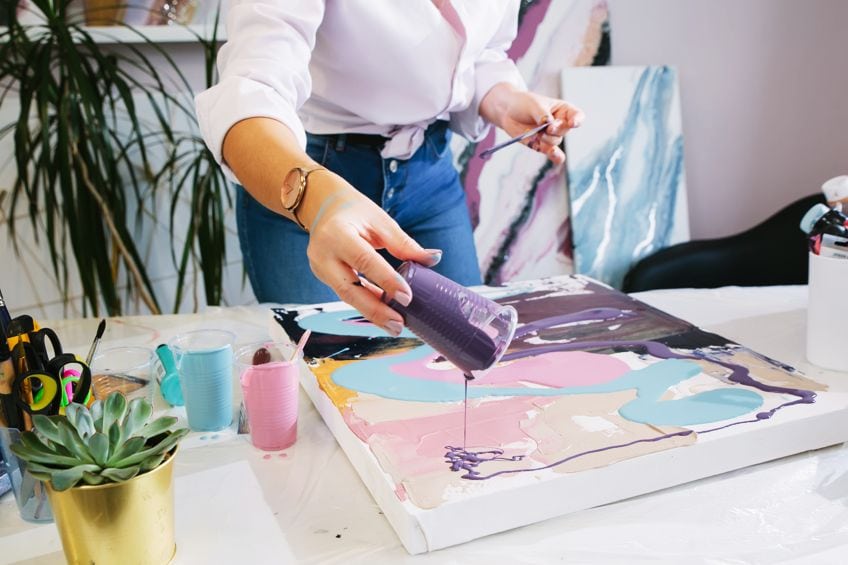 Painting On Fabric With Acrylic Paint: Is It Even Possible? - Craft +  Leisure