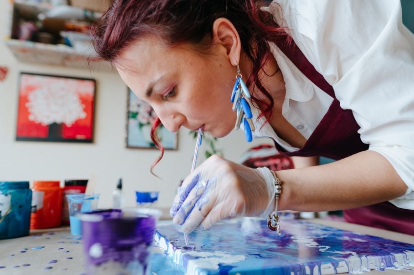 Acrylic Pouring Techniques