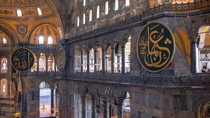 Byzantine style interior