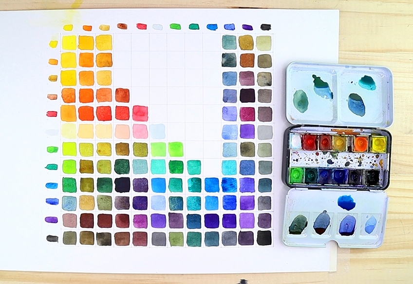 Fun Watercolor Mixing