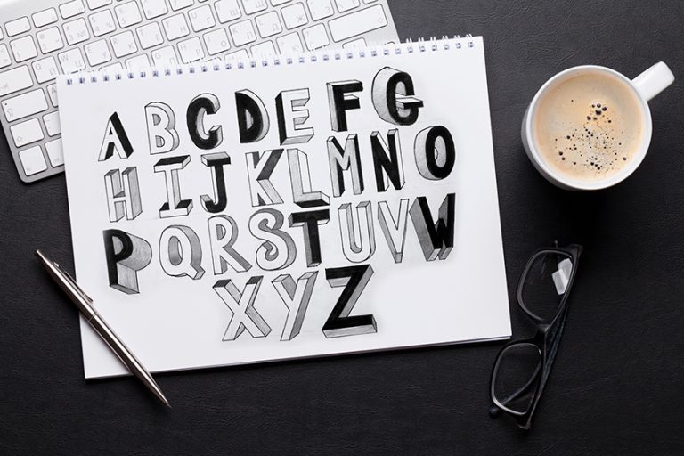 How to Draw Letters in 3D – A Dimensional Hand-Lettering Tutorial