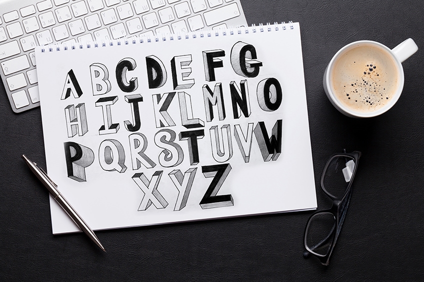 How to Draw Letters in 3D - A Dimensional Hand-Lettering Tutorial