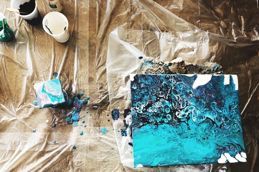 Art Shed Blog Pouring Art How to Avoid Muddy Colours in Your Acrylic Pour