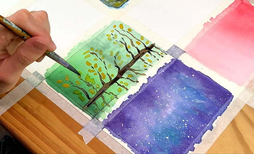 Watercolor Basics Techniques