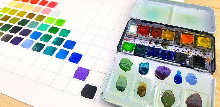 Watercolor Mixing Easy