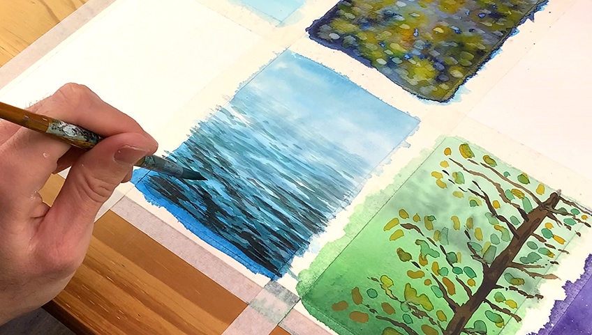 Watercolor Drawing Techniques