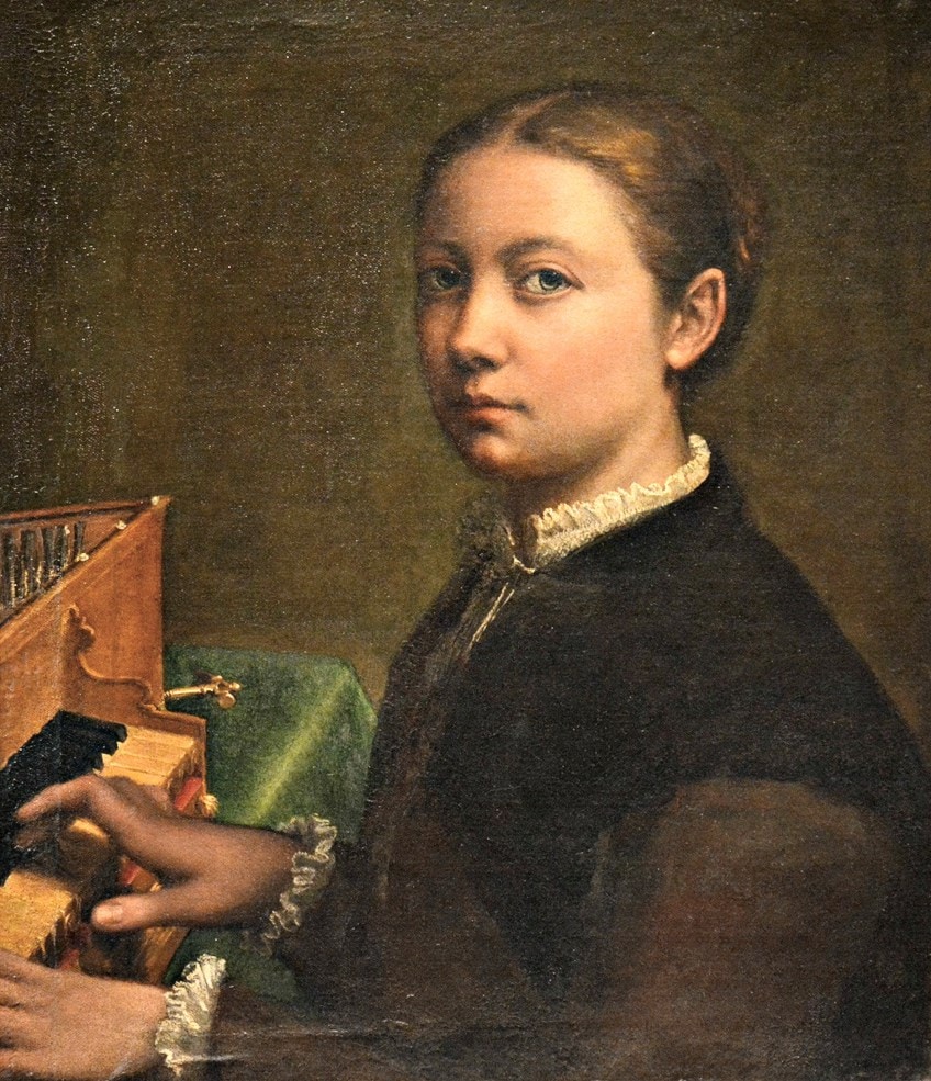 Póster Game of Chess by Sofonisba Anguissola - cerca de 1