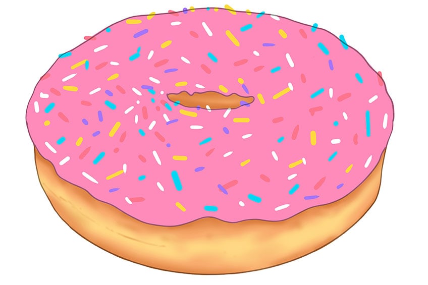 donut drawing 09