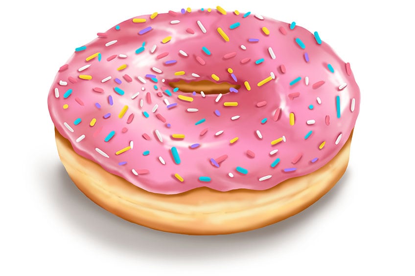 donut drawing