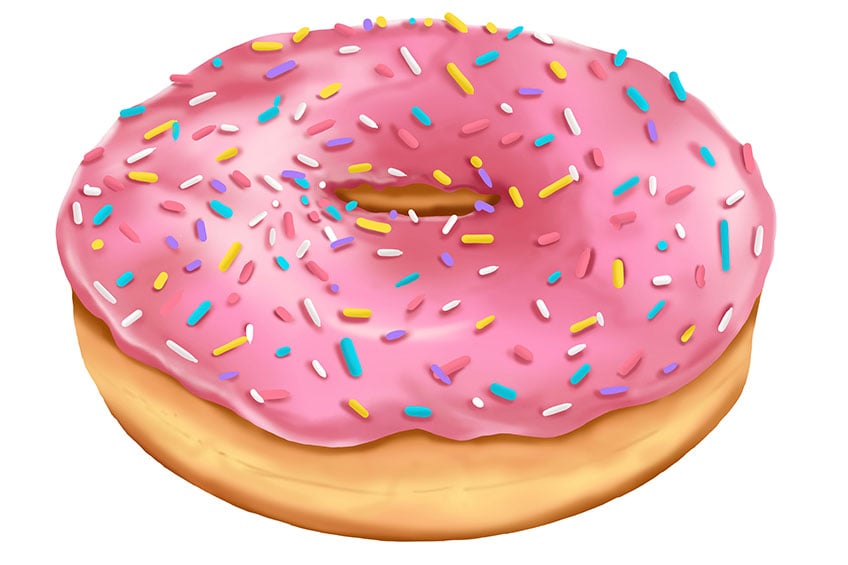 donut sketch