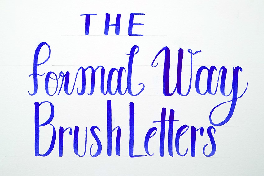 Brush Lettering Style 38