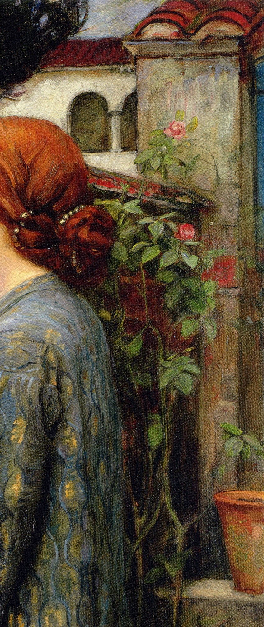 Detail of The Soul of the Rose by John William Waterhouse