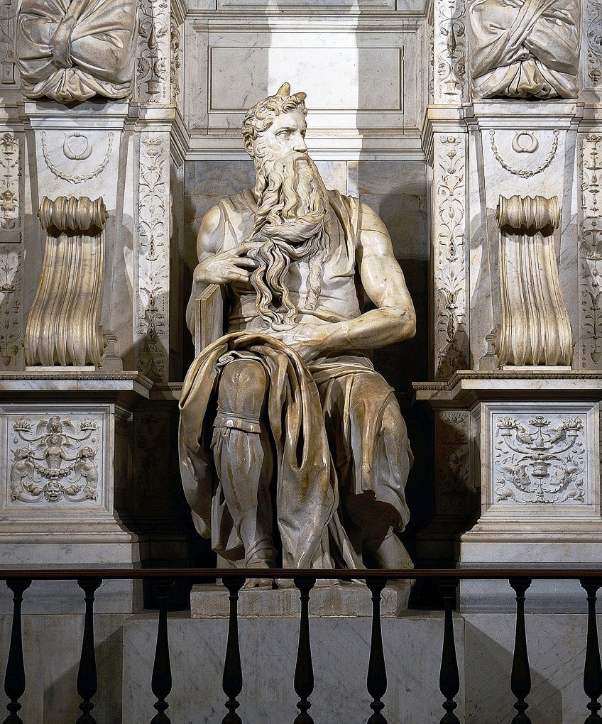 Detailed Moses Statue