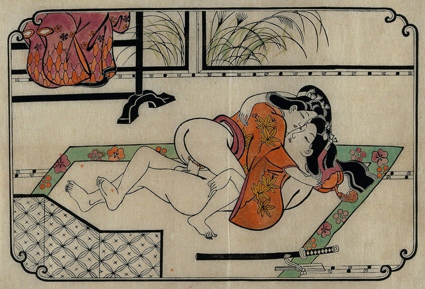 Erotic Art Woodcut