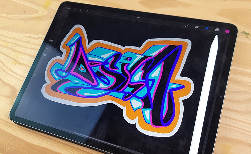 Example of Graffiti Style Letters