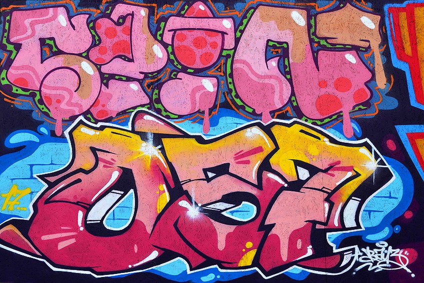 Example of Wildstyle Graffiti