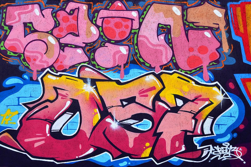 different graffiti styles