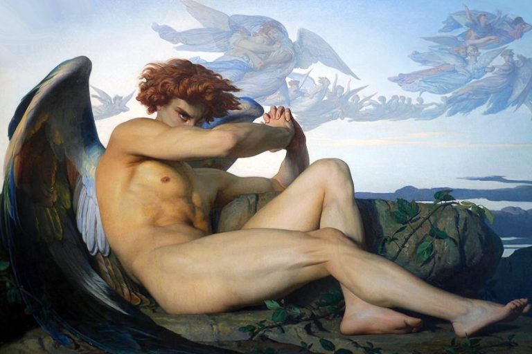 “Fallen Angel” by Alexandre Cabanel – Famous Painting of Lucifer
