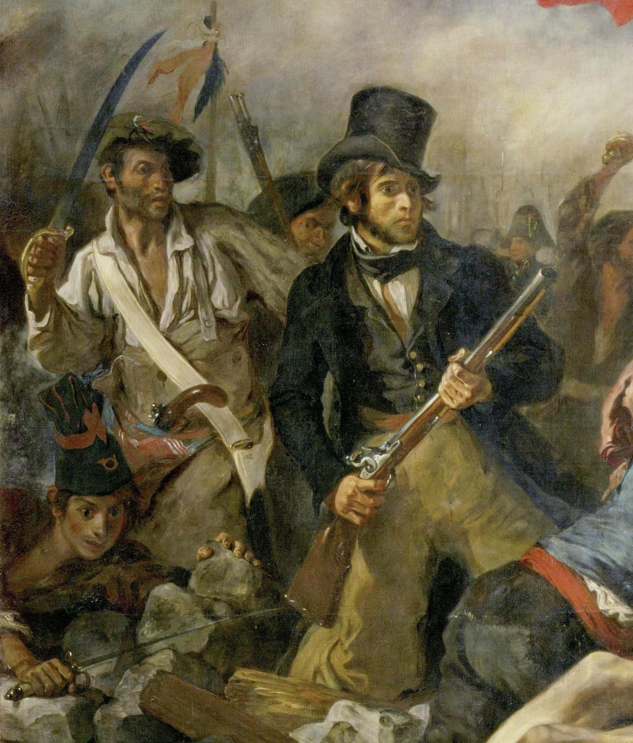 French Revolution Painting Detail