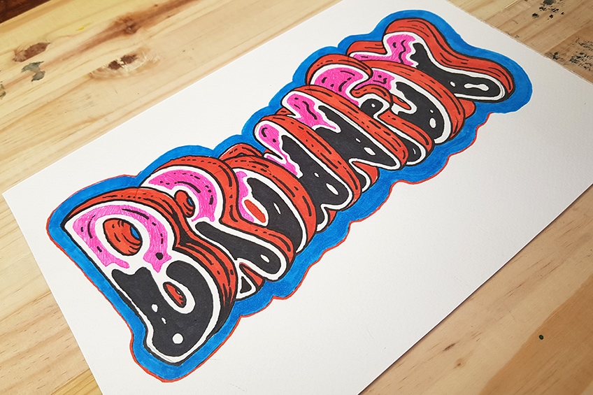 Graffiti Style Letters