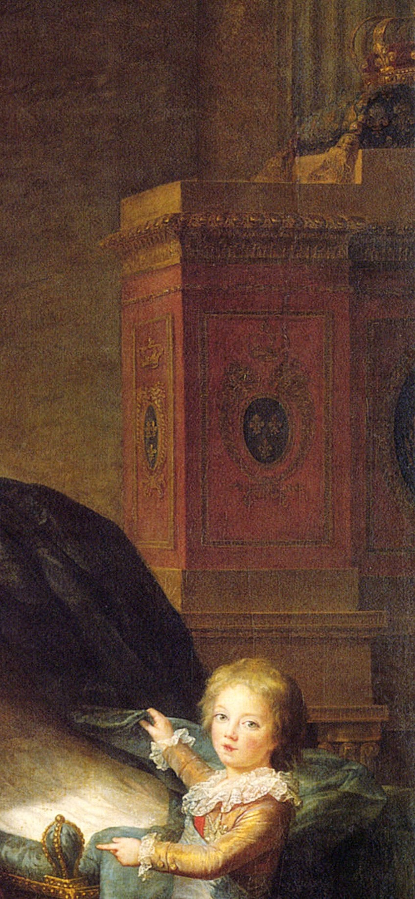 Marie Antoinette Painting Detail