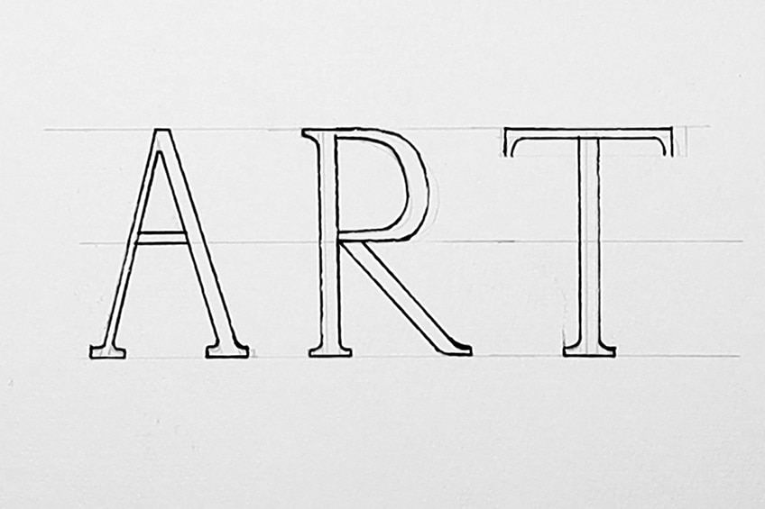 Serif Lettering Style 19