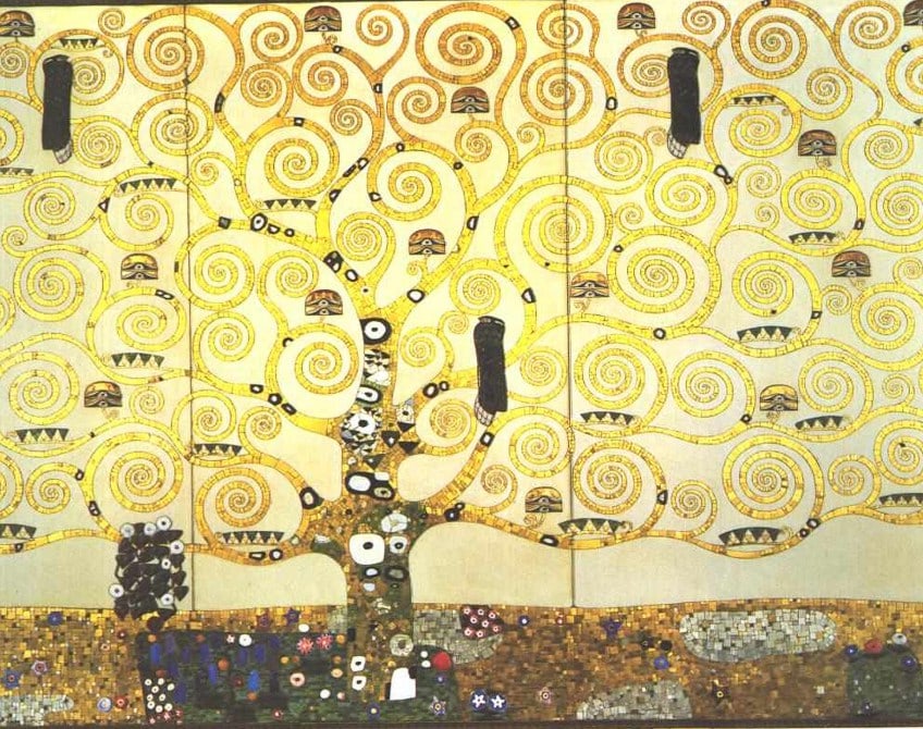 gustav klimt tree of life analysis