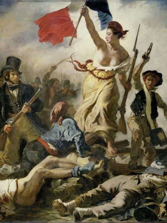 Liberty Leading the People Painting