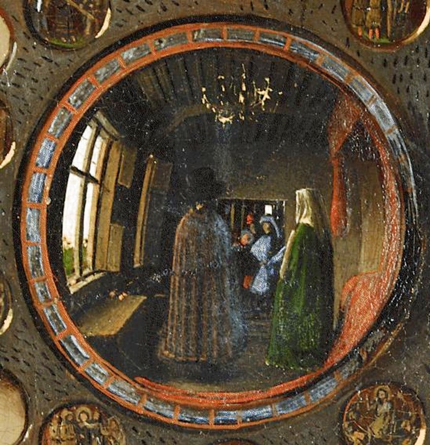 Arnolfini Wedding Painting Detail