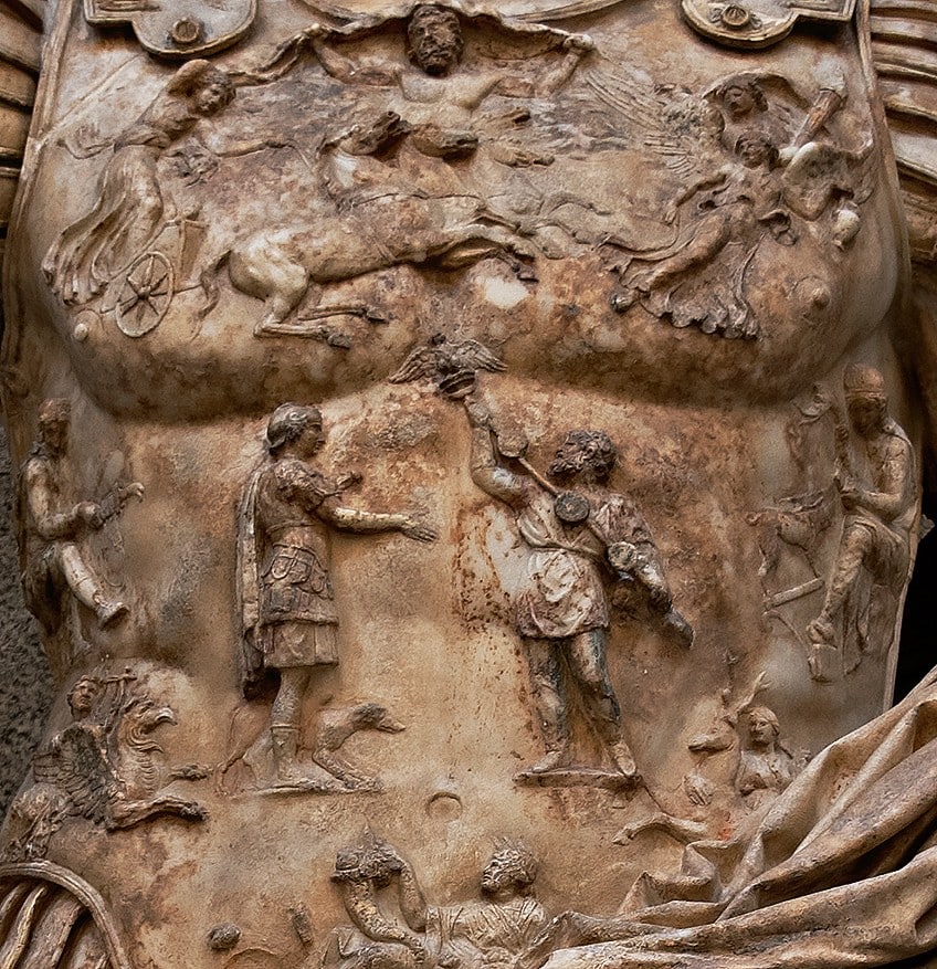 Augustus Statue Breast Plate