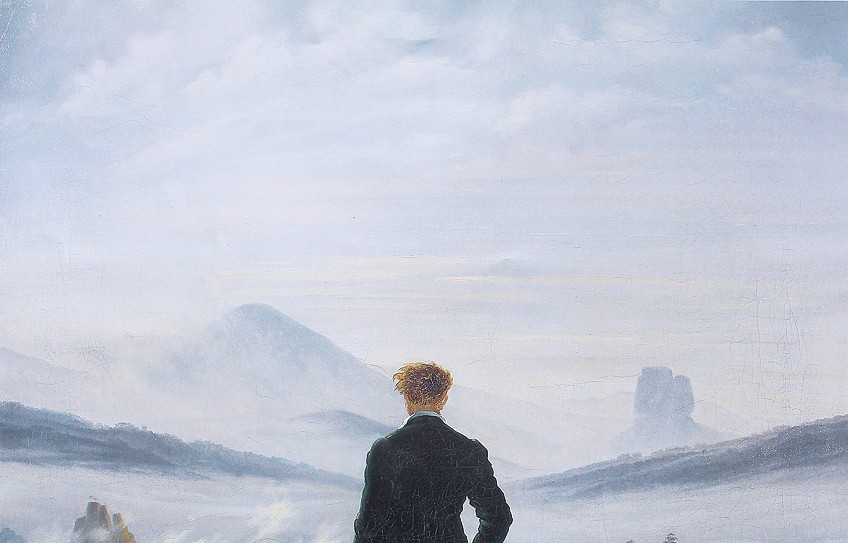 Color and Light in Wanderer Above the Sea Fog by Caspar David Friedrich