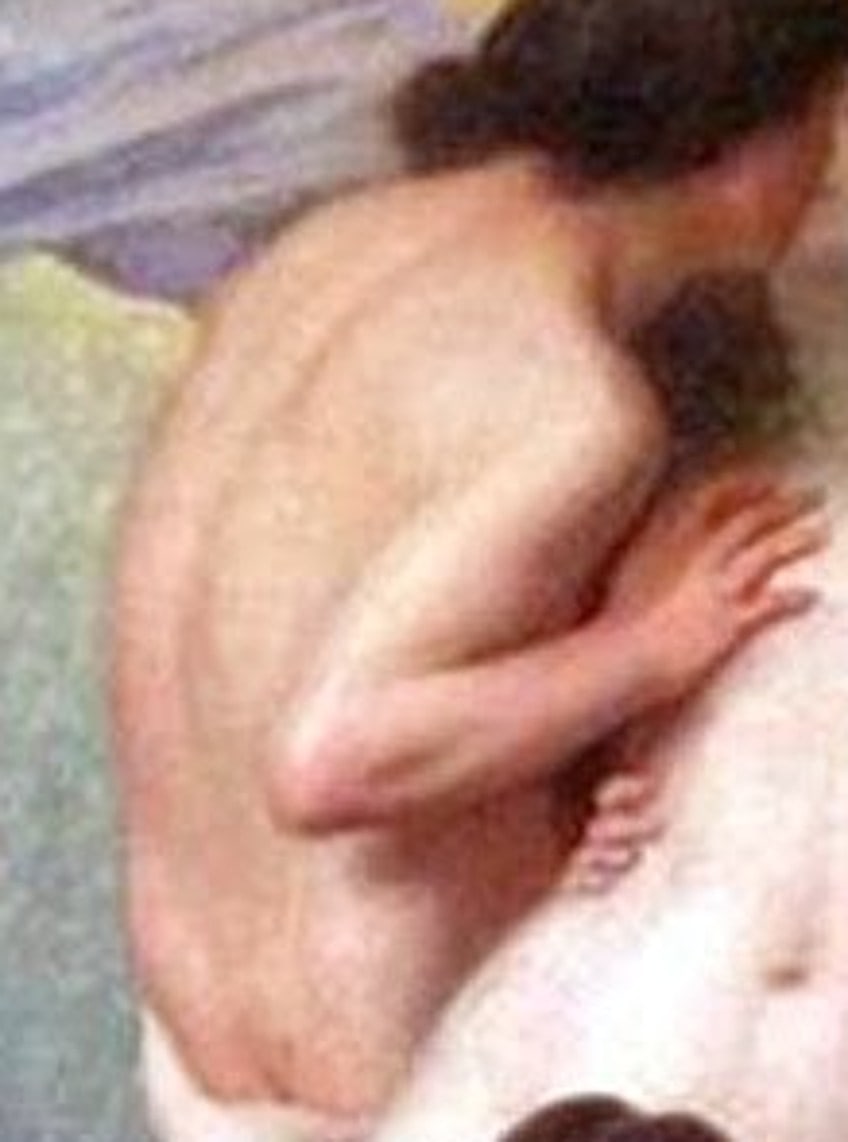 Detail of the Cursed Woman Painting