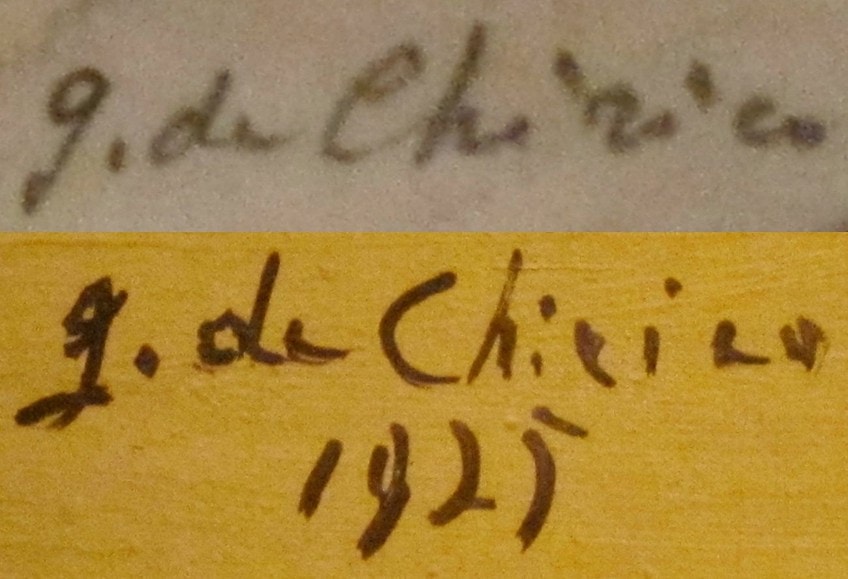 Giorgio de Chirico Signature