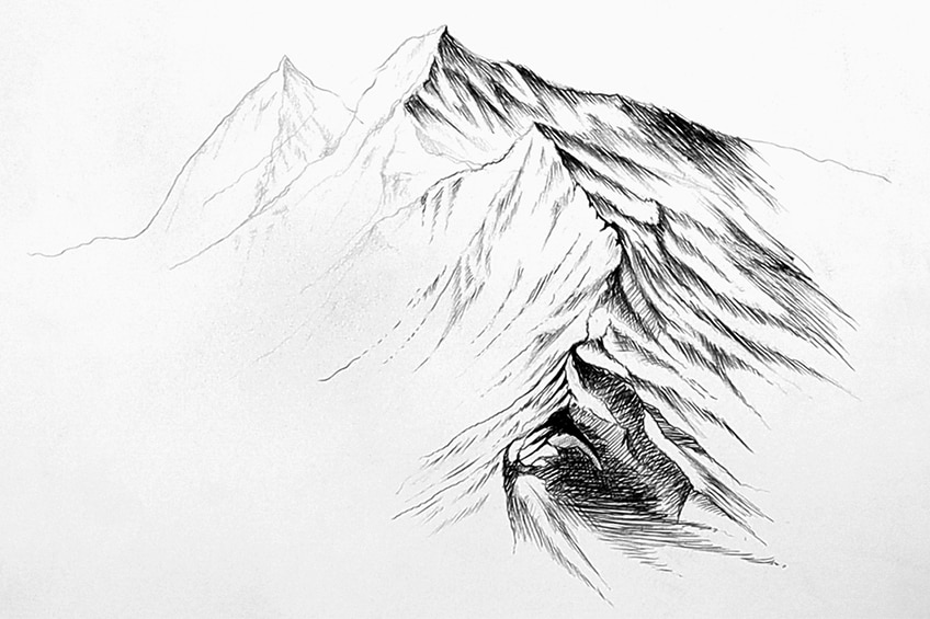 Mountain Drawing 12