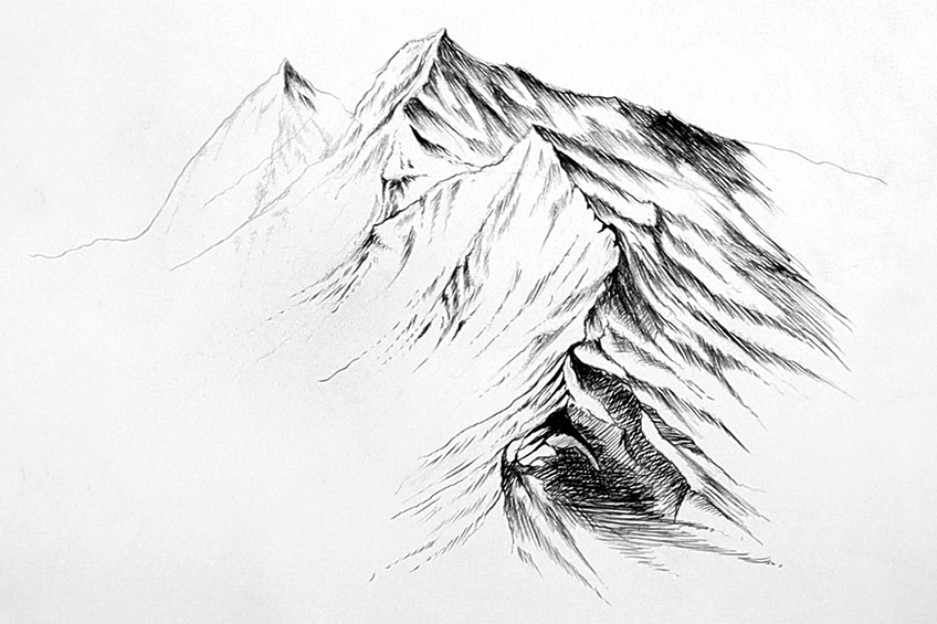 Mountain Drawing 14