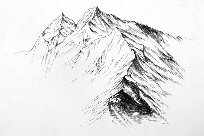 Mountain Sketch 18