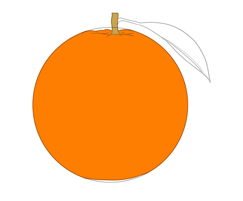 Orange drawing 06