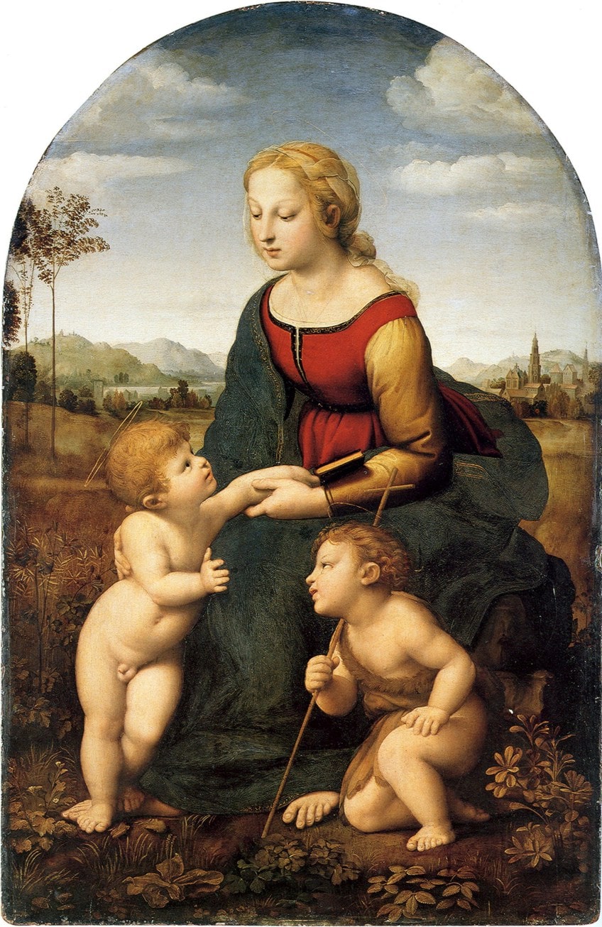 Paintings by Raffaello Sanzio da Urbino