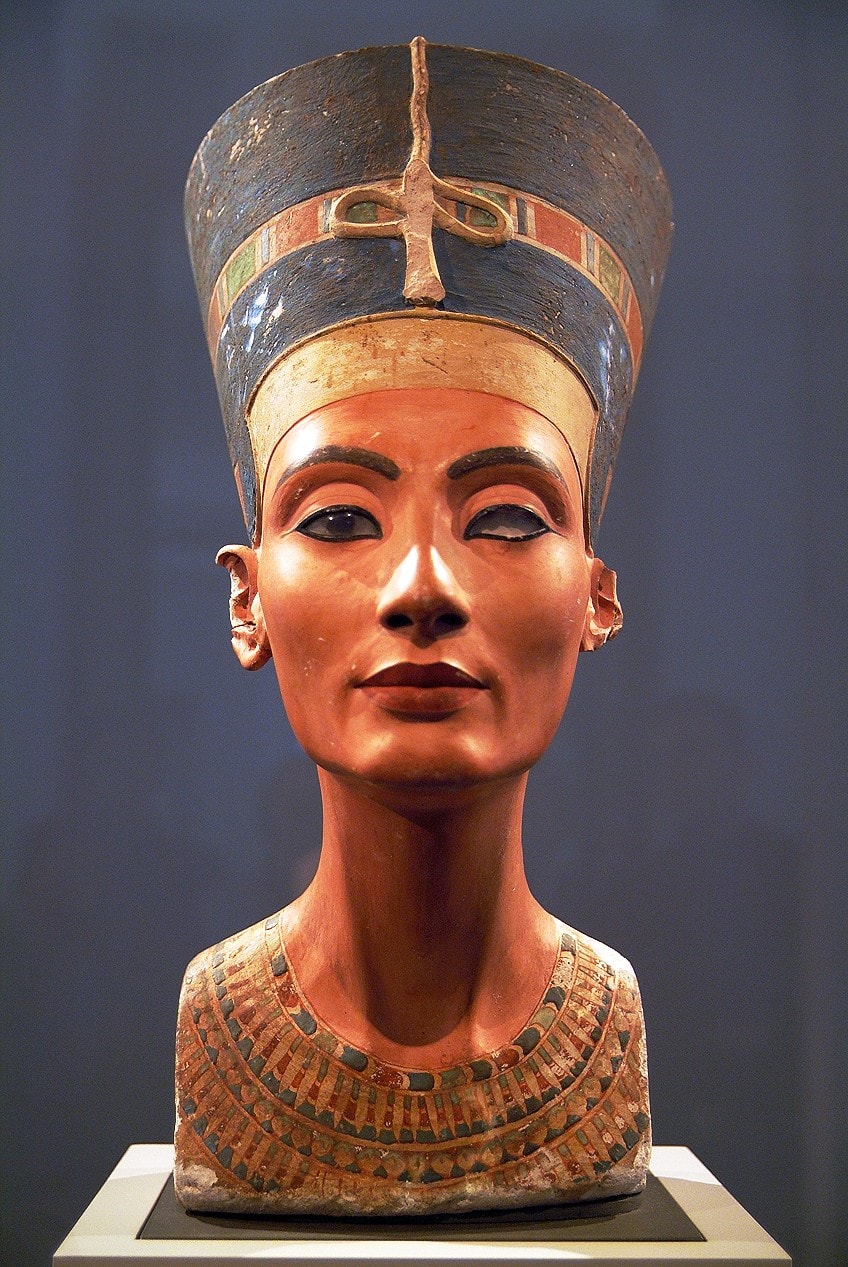 Details about   Queen Nefertiti Bust Made in Egypt Pure Alabaster 