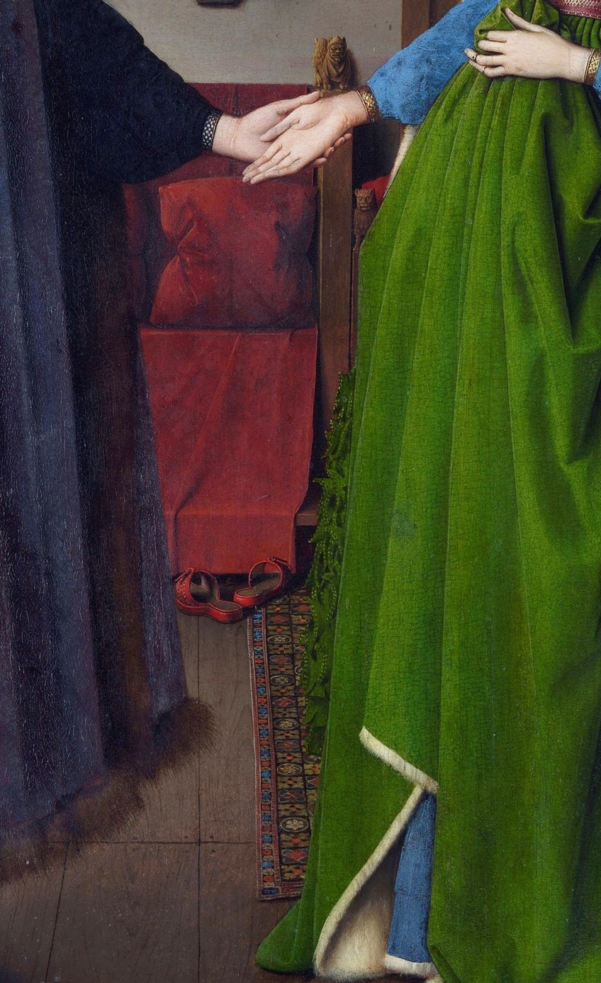 The Arnolfini Marriage Painting Detail