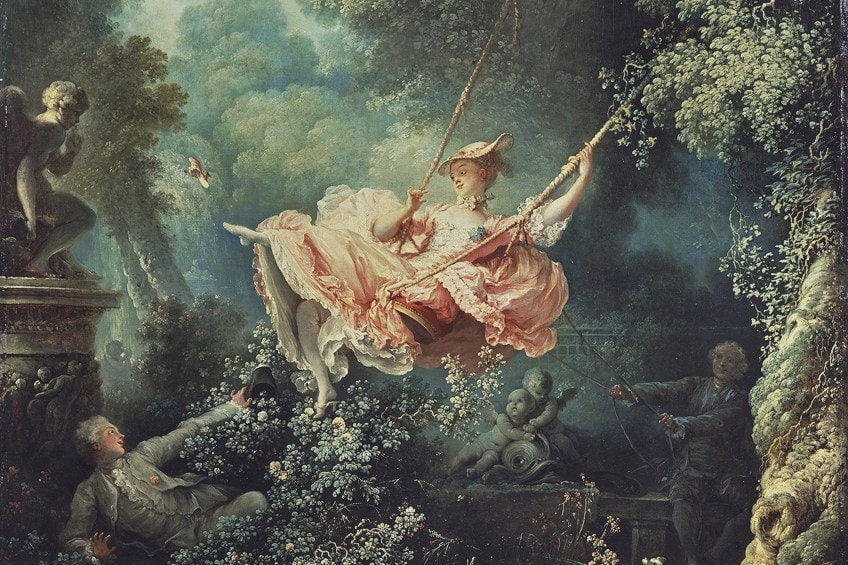 The Swing by Jean Honoré Fragonard