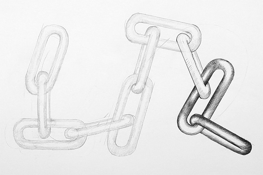 chain drawing tutorial 13