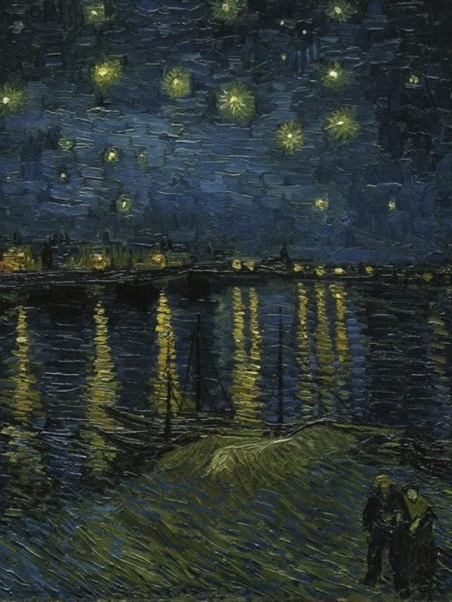Starry Night Over the Rhône Painting