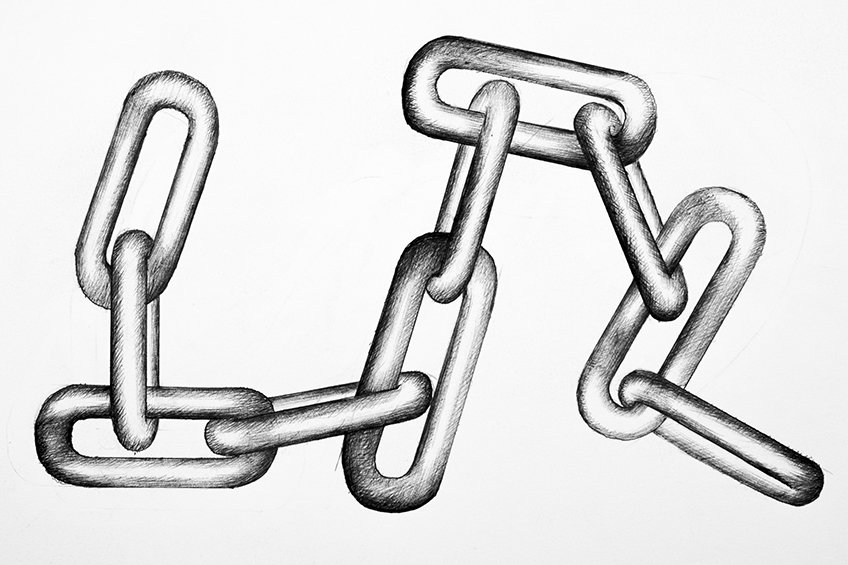 drawing chains 22