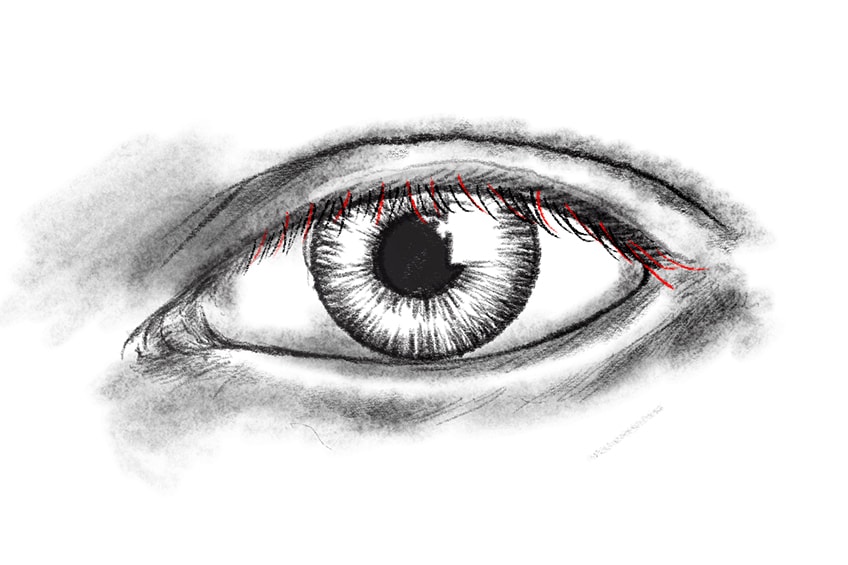 eyelash sketch 24