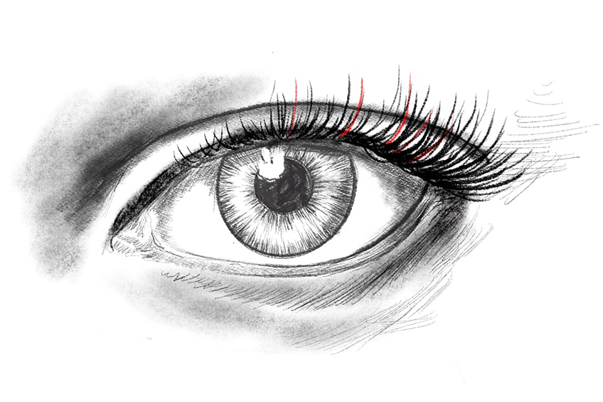 eyelashes drawing 12