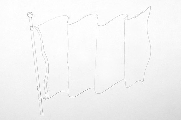 How to Draw a Flag – Easy American Flag Drawing Tutorial