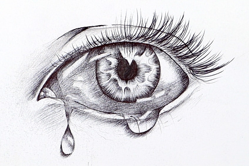 how to draw a teardrop 16