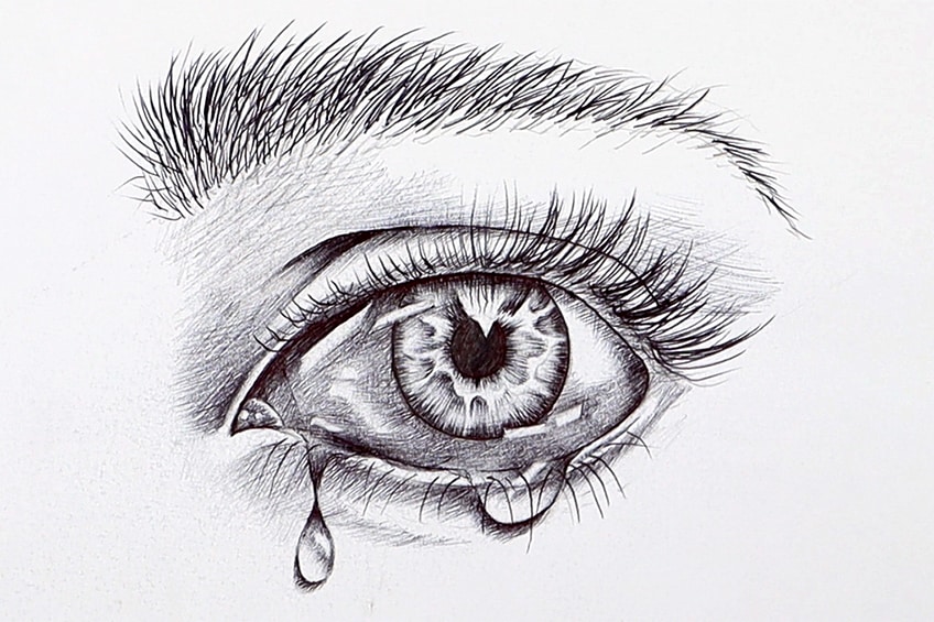 how to draw a teardrop 20